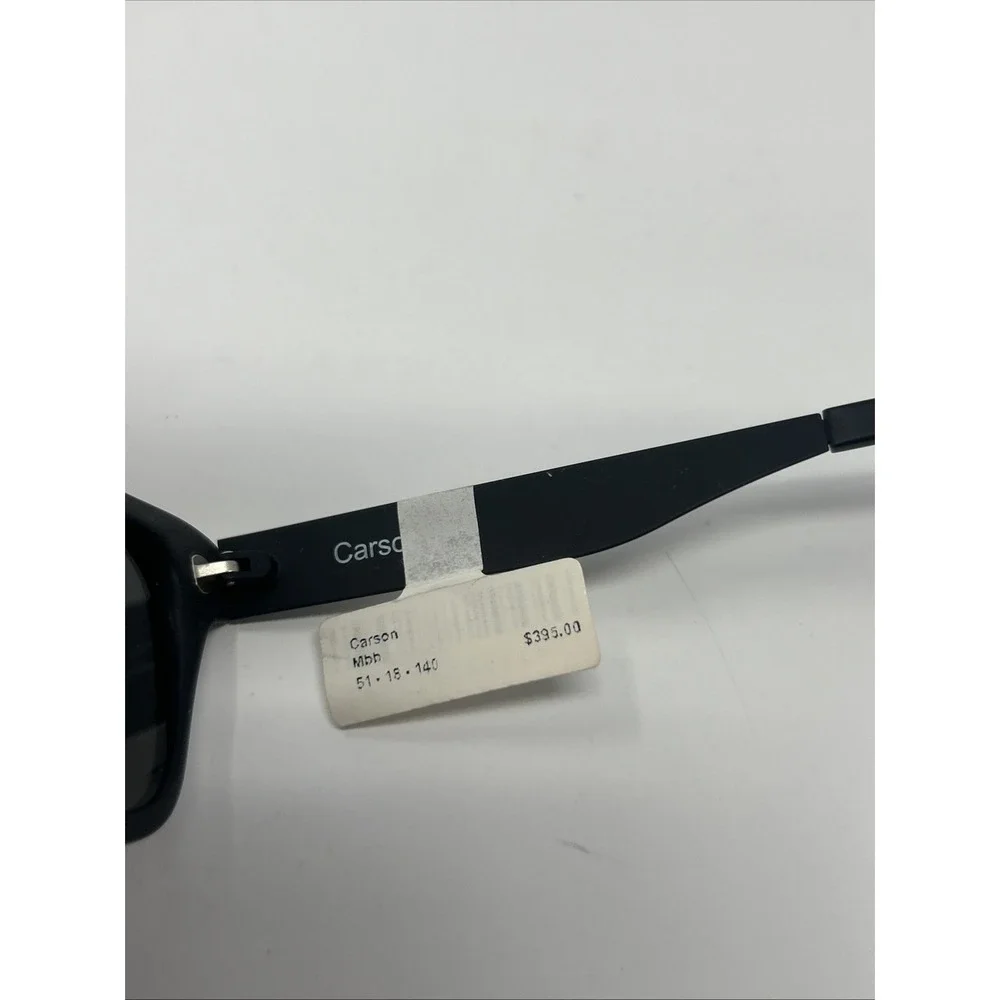 NWT Norman Childs CARSON Sunglasses 51-18-140 MBB Adult Black Frames